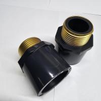 SCH-80 PVC Male Adapters w/Brass Thread MNPT x Slip