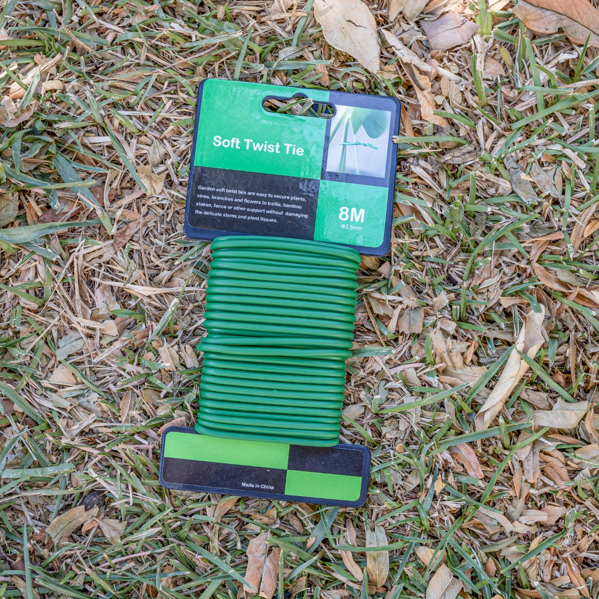 247Garden Soft Twist Ties 3.5MM x 8M (25+Ft) for Plant Support/Multifunctional Use for Bonsai and More