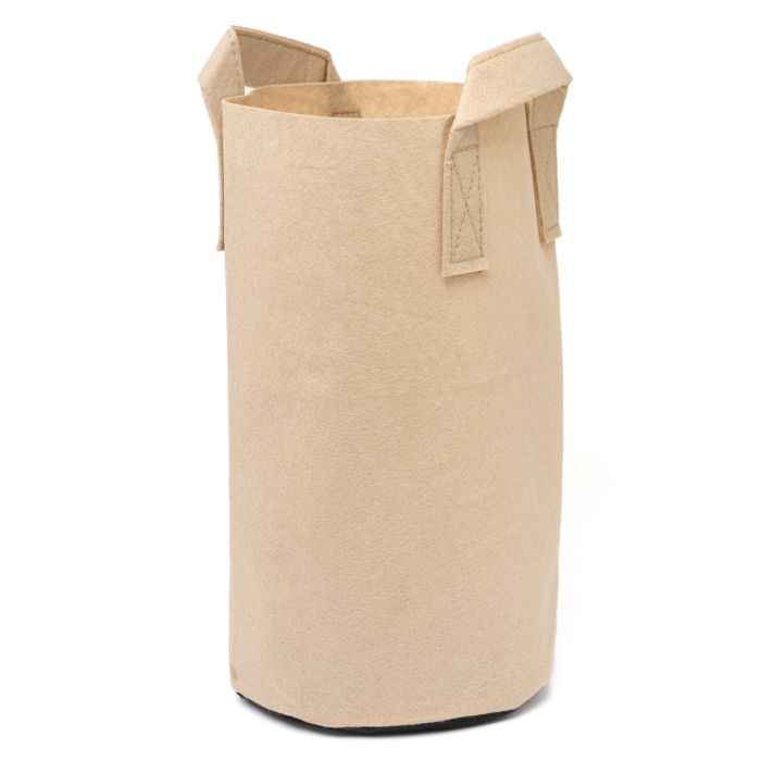 247Garden 3-Gallon Tall Aeration Fabric Pot/Tree Grow Bag (Tan w