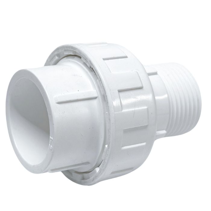 3/4 in. Sch-40 PVC Male Unions w/ O-Ring Slip/Socket Pipe Fittings