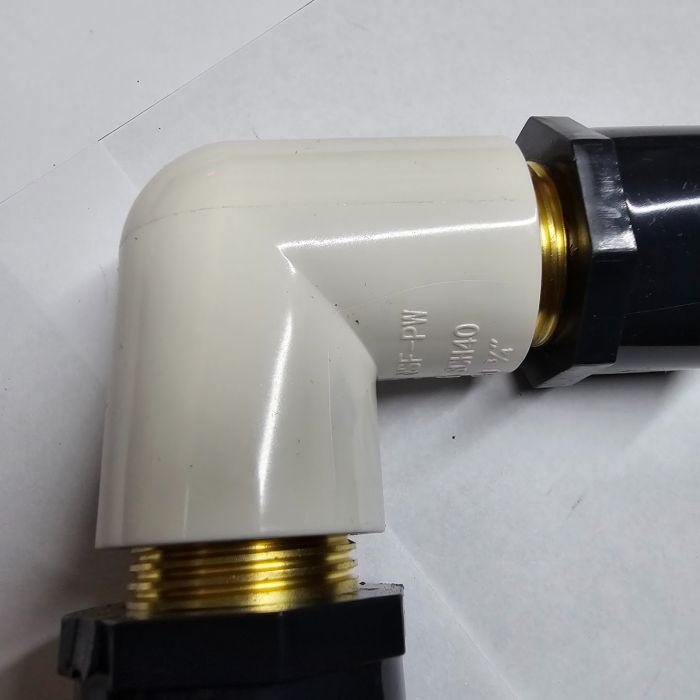 3/4 in. Schedule-40 PVC 90-Degree Double-Threaded Elbow FIP x FP