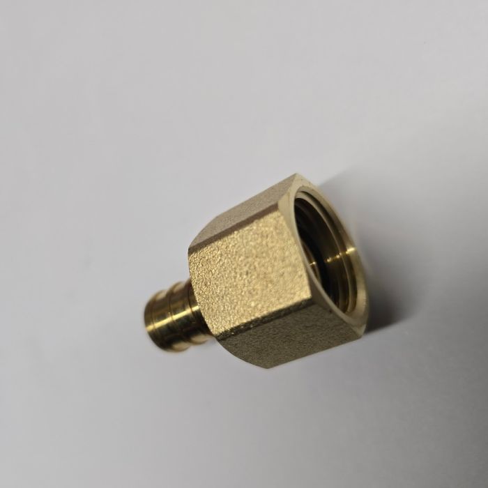 3/4" PEX X 1" Female NPT Adapter - Lead-Free Brass Crimp Fitting For PEX-B Pipe