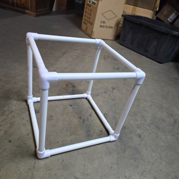 3/4 in. 2x2x2 ft PVC Cube Complete Kit w/ 3/4