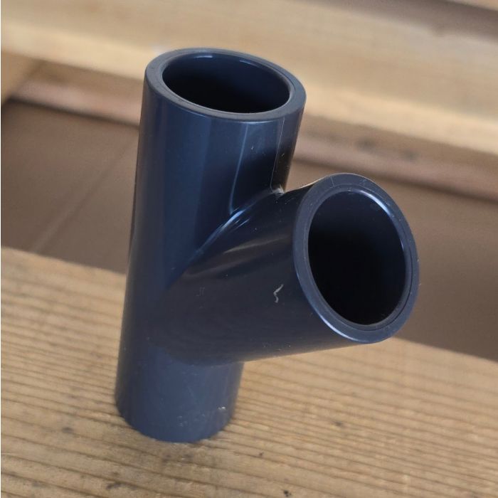 3/4 in. SCH-80 PVC Y-TEE/SKEW 3-Way 45-Degree Lateral Pipe WYE