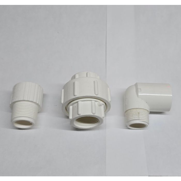 3/4 in. PVC SCH-40 Chiller Fitting Set w/ SCH40 Female-Threaded