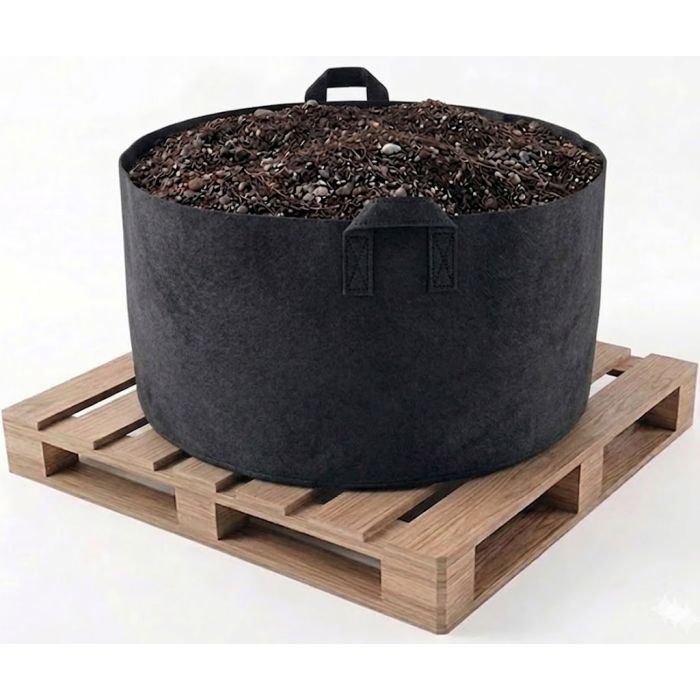 tall planter pots indoor Modern Solid Wood Plant Stand + Pot