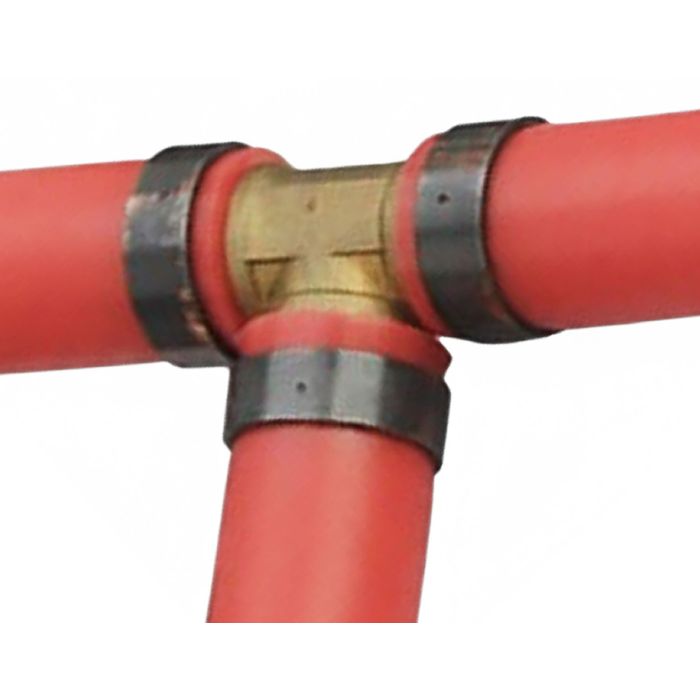 247Garden 3/4 in. PEX-B Tee Lead Free Brass NSF F1807 PEX Crimp
