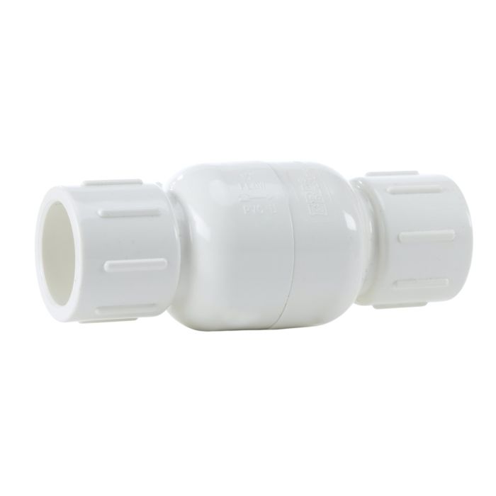 Uenede Solid Brass 3/4 Inch In-line Spring Check Valve 3/4" NPT Female Thread One-Way Non-return Prevent Water Back-flow