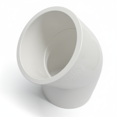 24PC/BOX 4 in. Schedule-40 PVC 45-Degree Elbow Pipe Fitting NSF SCH40 ASTM D2466