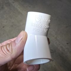 32-Pack 3/4 in. Schedule 40 PVC 45-Degree Elbow Fittings ASTM D2466 NSF-Certified