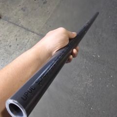 3/4 in. x 2 ft. PVC Schedule 80 Pipe ASTM D1785 NSF-61 Industrial Grade for High Pressure Plumbing System