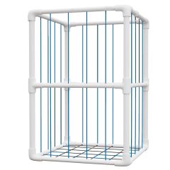 3/4" DIY PVC Stuffed Animal Storage, Furniture-Grade PVC Plushy Zoo Storage, Toy Organizer, Plushy Toy Cage, Stuffed Animal Holder, Nursery Playroom Kidroom Bedroom Organizer