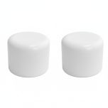 2-Pack 1" SCH-40 PVC End Caps Plumbing Grade Fittings NSF-PW UPC ASTM ANSI D2466
