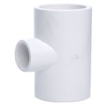 1-1/2 x 3/4 in. SCH40 PVC Reducing Tee 3-Way Pipe Fitting NSF SCH40 ASTM D2466 1.5" x 0.75" T