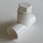 1-1/2 in. SCH-40 PVC Female Threaded Tee w/Male Threaded Plug NSF ANSI/ASTM D2466 Combo Pipe Fitting Kit