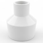 2 x 3/4 in. Schedule 40 PVC Reducing Coupling NSF Sch-40 Pipe Fitting