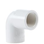 3/4 in. Schedule 40 PVC 90-Degree Female Threaded Elbow NSF Pipe Fitting Socket x FPT SCH40 ASTM D2466