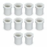 10-PK 3/4" Spigot x 1/2" Slip PVC Schedule-40 Busher Reducing Ring NSF Pipe Fittings 