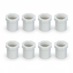 8-PK 3/4" Spigot x 1/2" Slip PVC Schedule-40 Busher Reducing Ring NSF Pipe Fittings 