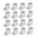 16-PK 3/4" Spigot x 1/2" Slip PVC Schedule-40 Busher Reducing Ring NSF Pipe Fittings 