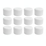 12-Pack 1" SCH-40 PVC End Caps Plumbing Grade Fittings NSF-PW UPC ASTM ANSI D2466
