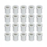 20-PK 3/4" Spigot x 1/2" Slip PVC Schedule-40 Busher Reducing Ring NSF Pipe Fittings 