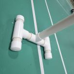 DIY PVC Badminton/PickleBall  1" Pole Base Stand Kit for Net (Fittings ONLY - No Pipes Included)