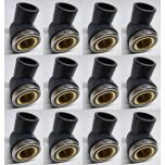 3/4 in. SCH80 PVC 90-Degree Female Elbow w/Brass Threaded Fitting NSF ASTM D2467 PVC Slip x FPT Brass Connector 12-Pack