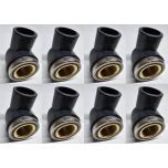 3/4 in. SCH80 PVC 90-Degree Female Elbow w/Brass Threaded Fitting NSF ASTM D2467 PVC Slip x FPT Brass Connector 8-Pack