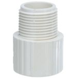 2-PK 1 in. Schedule-40 PVC Male Adapter Pipe Fitting NSF SCH40 ASTM D2466 1" NPT x Slip