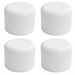 4-Pack 1" SCH-40 PVC End Caps Plumbing Grade Fittings NSF-PW UPC ASTM ANSI D2466