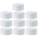 10-Pk 6" SCH40 PVC End Cap/Plug Pressure Pipe Fitting NSF-PW White ASTM D2466 
