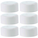 6-Pk 6" SCH40 PVC End Cap/Plug Pressure Pipe Fitting NSF-PW White ASTM D2466 