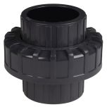 1 in. Schedule 80 PVC Union Pipe Fitting w/ EPDM O-RIng Seals for High Pressure Plumbing System ASTM D2467/F1970 Socket-Type