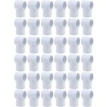 36-Pack 3/4 in. PVC SCH-40 Slip Sling Tee Fitting Furniture-Grade Pass-Through T-Connector