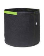 247Garden 15-Gallon Aeration Fabric Pot/Grow Bag w/Short Green Handles (Black 14.5H x 17D)