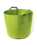 247Garden 10-Gallon Green Aeration Fabric Pot/Plant Grow Bag w/Handles 300GSM 13H x 15D