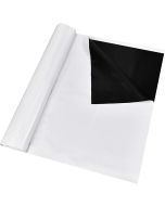 247Garden Panda Film 10X25 FT 5.5 Mil Black and White Poly Film for Hydroponics and Greenhouse