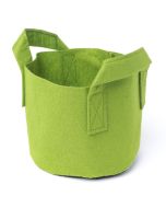 247Garden 1-Gallon Green Aeration Fabric Pot/Plant Grow Bag w/Handles 300GSM 6H x 7D
