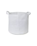 247Garden 1-Gallon Aeration Fabric Pot/Planting Grow Bag w/Handles (White 6H x 7D)