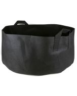 247Garden 45-Gallon Short Aeration Fabric Pot/Vegetable Grow Bag w/Handles (Black 13H x 32D)