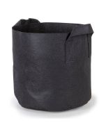 247Garden 5-Gallon Aeration Fabric Pot/Plant Grow Bags w/Handles (Black 10H x 12D)