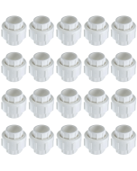 20-Pack 3/4 in. Schedule 40 PVC Unions w/ O-Ring Socket-Type Pipe Fittings
