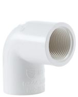 1 in. Schedule 40 PVC 90-Degree Female-Threaded Elbow NSF Sch-40 Pipe Fitting Socket x FPT