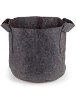 247Garden 5-Gallon Aeration Fabric Pot/Plant Grow Bag w/Handles (Grey 10H x 12D)