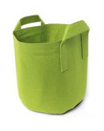 247Garden 5-Gallon Green Aeration Fabric Pot/Plant Grow Bags w/Handles 300GSM 10H x 12D