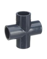 247Garden SCH80 PVC 3/4" 4-Way Cross Fitting for Schedule-80 High Pressure Pipes