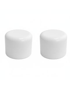 2-Pack 1" SCH-40 PVC End Caps Plumbing Grade Fittings NSF-PW UPC ASTM ANSI D2466