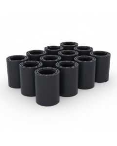 12-Pk 3/4 in. SCH-80 PVC Female Adapters Slip x FNPT NSF ASTM D2467 High Pressure Pipe Fittings