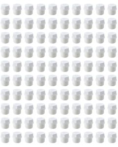100-Pack 3/4" SCH-40 PVC Male Threaded Plug Pipe Fittings, Plumbing Grade NSF-PW UPC ASTM ANSI D2466